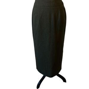 Dark Green Maxi Pencil Long business academic Work Skirt 5/6